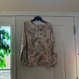 J. Jill Multicolor Floral Top